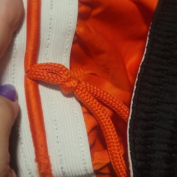 Nike Dri-FIT icon victory Bright Orange floral basketball shorts M - Picture 5 of 7